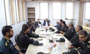 نشست با فرمانده و پرسنل نیروی انتظامی شهرستان دشتی
