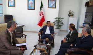 نشست فرماندار با مدیر کل راه