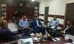 دیدار شهردار کاکی با مدیر کل راهداری