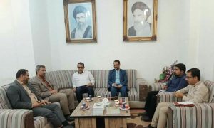 نشست خبری ریس دادگستری دشتی
